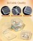 48PCS Mini Clear Jewelry Box, Small Plastic Storage Box with Lids 1.37 x 1.37 x 0.7 Inches Craft Bead Organizer Travel Earring Storage Containers for Rings, Earbuds, Diamond Art